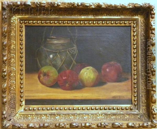 Still Lifewith Jug And Apples Oil Painting - Bryant Chapin