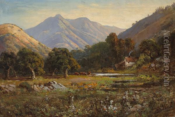 Mt. Tamalpais Oil Painting - Deidrich Henry Gremke