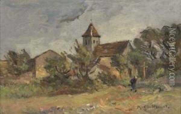 Dans La Dordogne Oil Painting - Jean Baptiste Antoine Guillemet