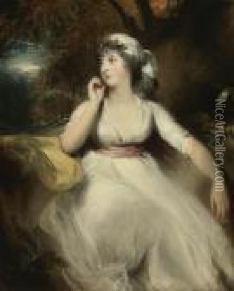 Portrait Of Miss Selina Peckwell Oil Painting - Sir Thomas Lawrence