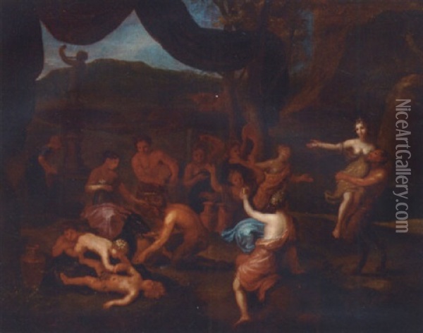 A Bacchanalian Revel Oil Painting - Gerard de Lairesse