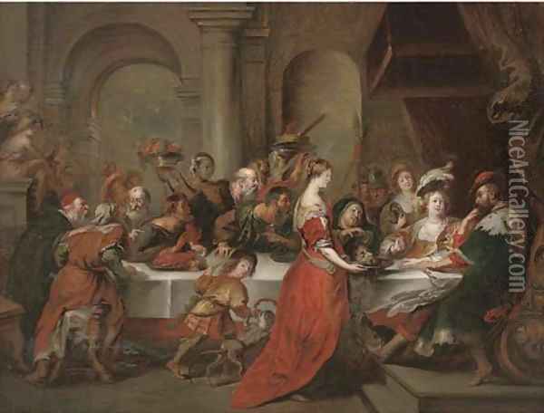 The Feast of Herod Oil Painting - Sir Peter Paul Rubens