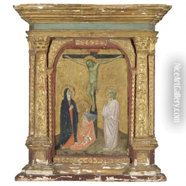 The Crucifixion Oil Painting -  Duccio di Buoninsegna