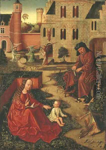 The Infancy of Christ Oil Painting - School Of Brabant