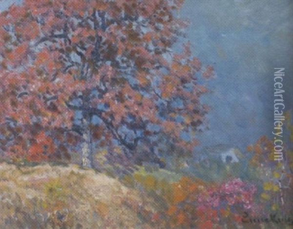 Oak Tree Oil Painting - John Joseph Enneking