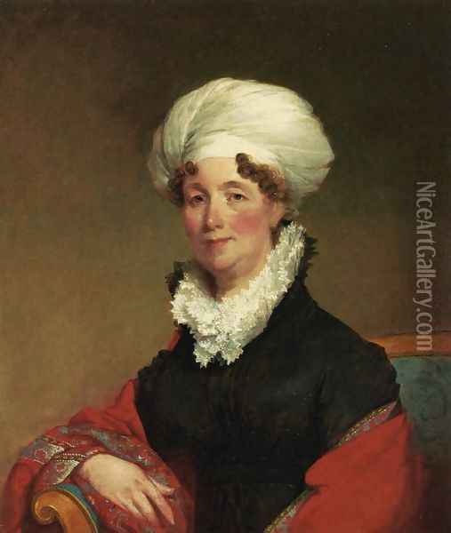 Ann Woodward Haven Oil Painting - Gilbert Stuart