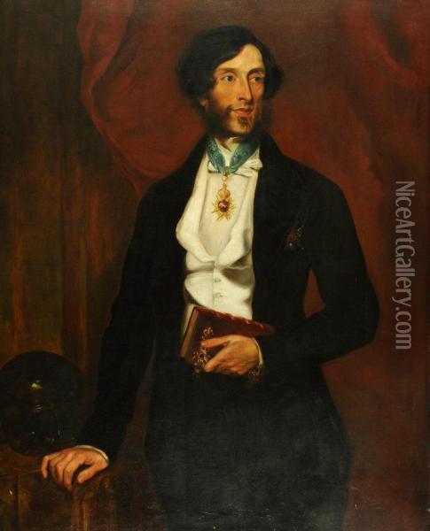 The Rt. Hon. Albert 1st Lord Londesborough Oil Painting - Sir Francis Grant