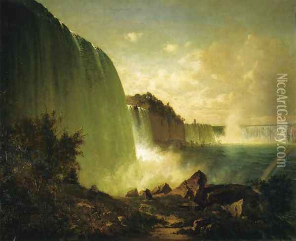 Niagara Falls Oil Painting - Thomas Hill