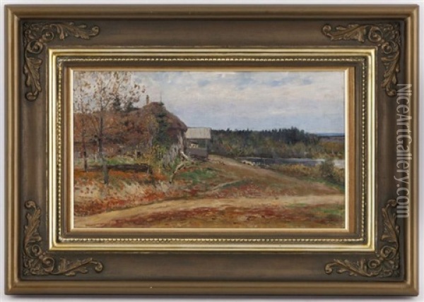 Paysage Oil Painting - Vasili (Vladimir) Vasilievich Perepletchikov