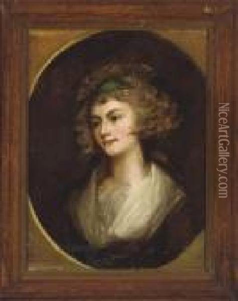 The Parson's Daughter Oil Painting - George Romney