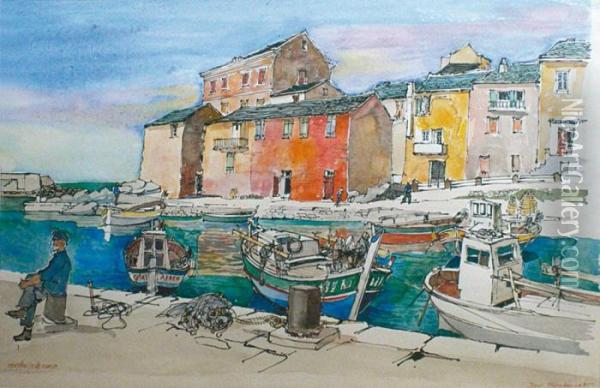 Centuri - Cap Corse Oil Painting - Paul Neu