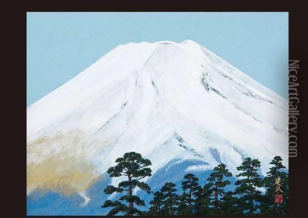Mt.fuji Oil Painting - Akihisa Miwa