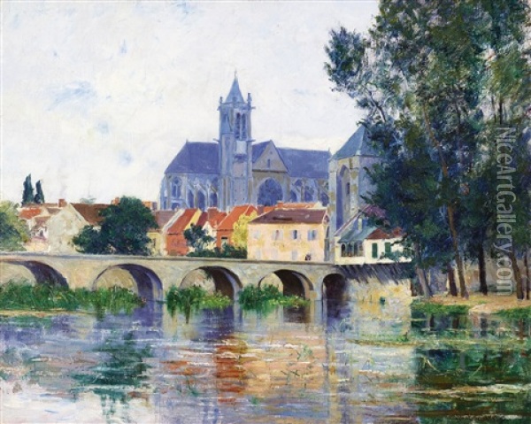 Moret-sur-loing Oil Painting - William Lamb Picknell