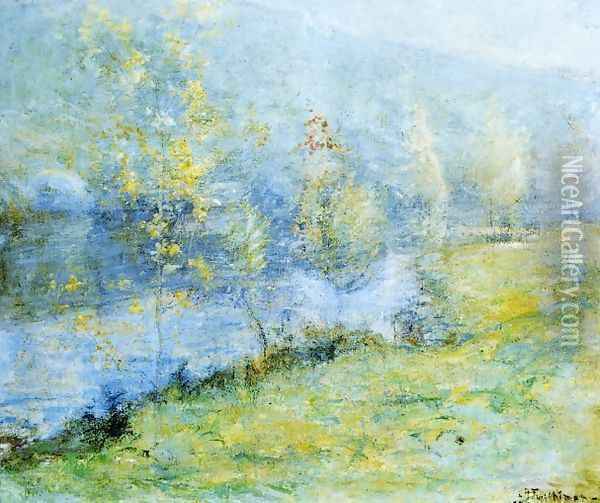 May Morn Oil Painting - John Henry Twachtman
