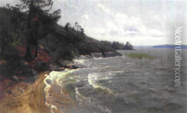 Sommar I Skargarden Oil Painting - Alfred Thoerne