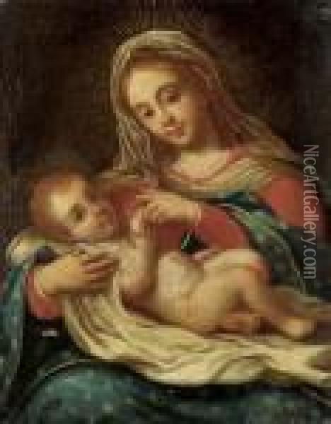 Madonna Mit Kind. Oil Painting - Peter Paul Rubens