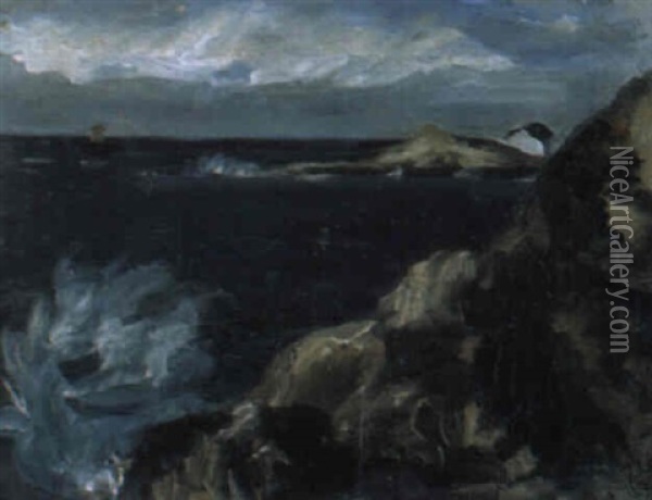 Marstrand Oil Painting - Ivan Ivarson