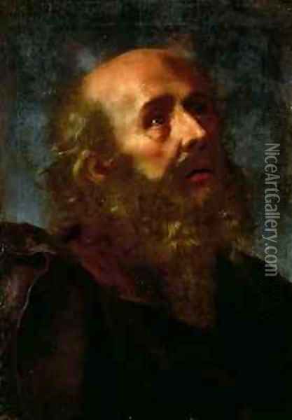 Moses Oil Painting - Carlo Dolci