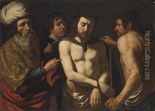 Ecce Homo Oil Painting - Giovanni Antonio Galli