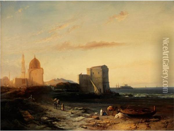 Orientalische Meeresbucht Oil Painting - Joseph Jacobs