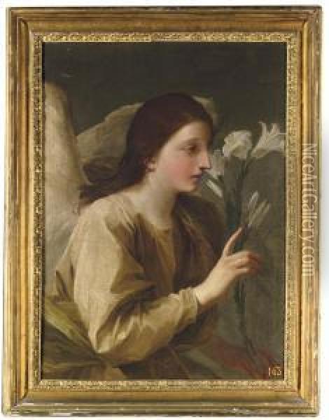 The Archangel Gabriel Oil Painting - Giovanni Gioseffo da Sole