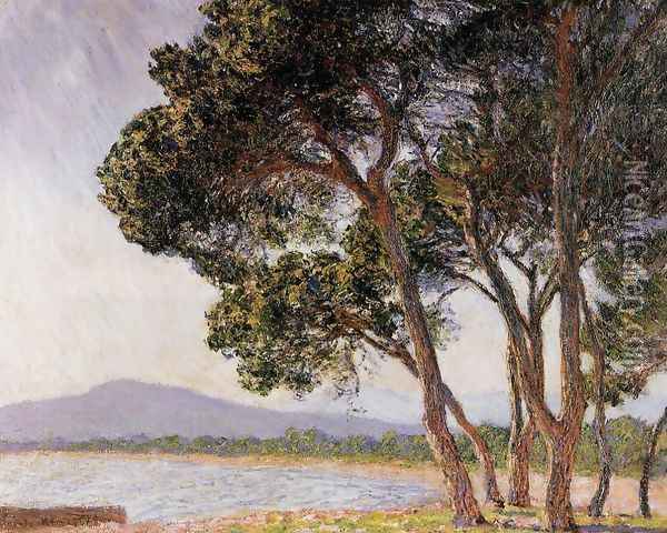 Beach In Juan Les Pins Oil Painting - Claude Oscar Monet
