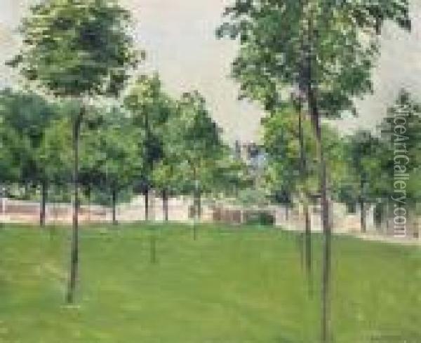 Promenade D'argenteuil Oil Painting - Gustave Caillebotte