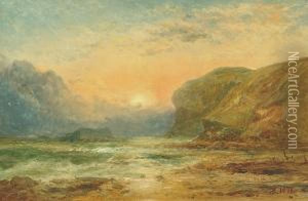 Scarborough Bay Oil Painting - Ralph I Stubbs