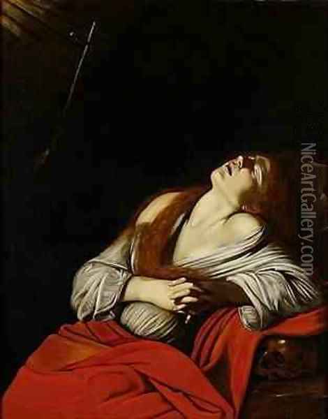 The Ecstasy of Mary Magdalene Oil Painting - Ludovicus Finsonius (see FINSON, Louis)