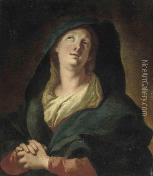 The Madonna Oil Painting - Nicola Grassi