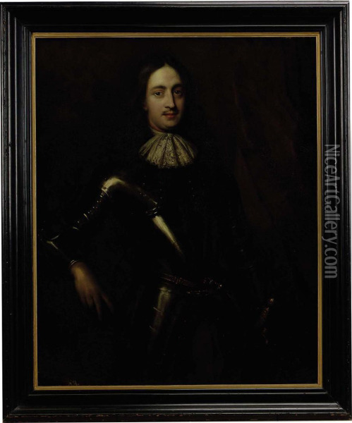Portrait Of A Gentleman Oil Painting - Jan de Baen