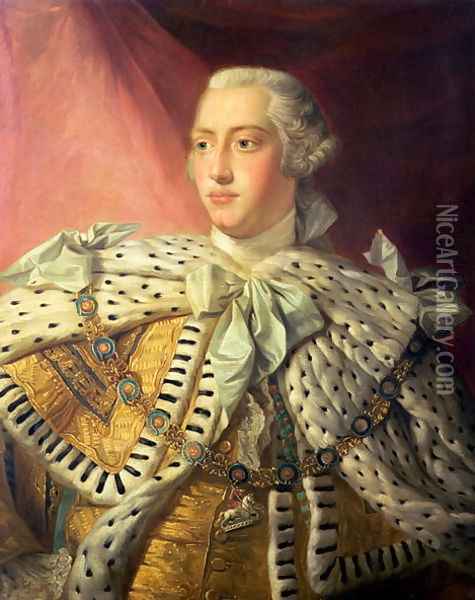 George III, 1762-82 Oil Painting - Allan Ramsay