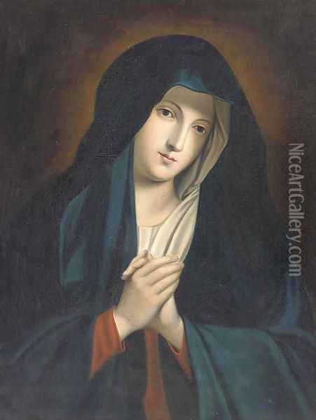 The Virgin at Prayer Oil Painting - Giovanni Battiata Salvi, Il Sassoferrato