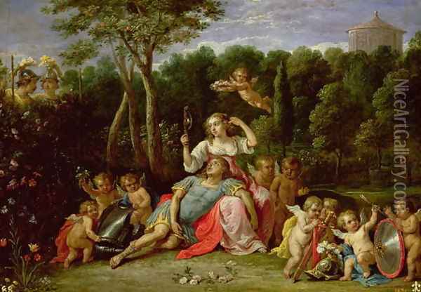 The Garden of Armida Oil Painting - David The Younger Teniers