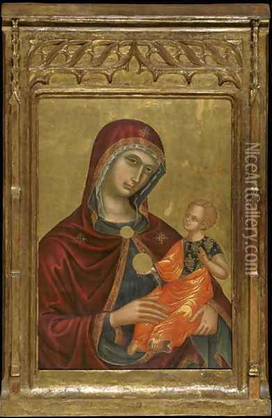 Icon of the Virgin Madre della Consolazione Oil Painting - Anonymous Artist