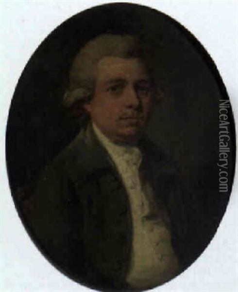 Portrait Of Charles Dilly (1739-1807) Oil Painting - Thomas Hickey