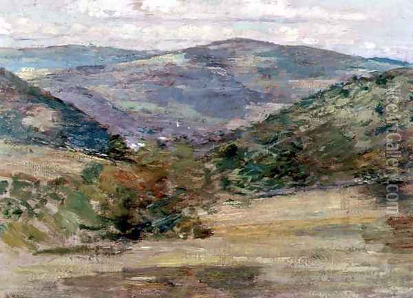 Vermont Oil Painting - Theodore Robinson