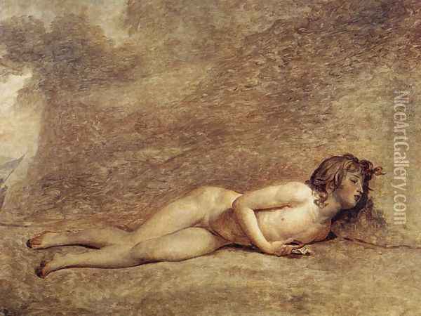 The Death Of Bara 1794 Oil Painting - Jacques Louis David