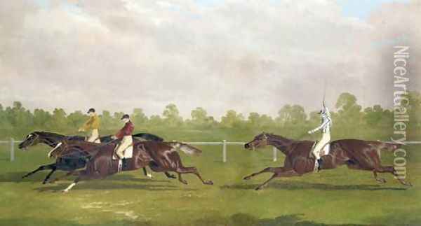 Doncaster Gold Cup 1835 Oil Painting - John Frederick Herring Snr
