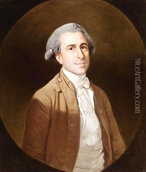 Portrait Of Thomas Henry Davies (1751 - 1792) Oil Painting - Arthur William Devis