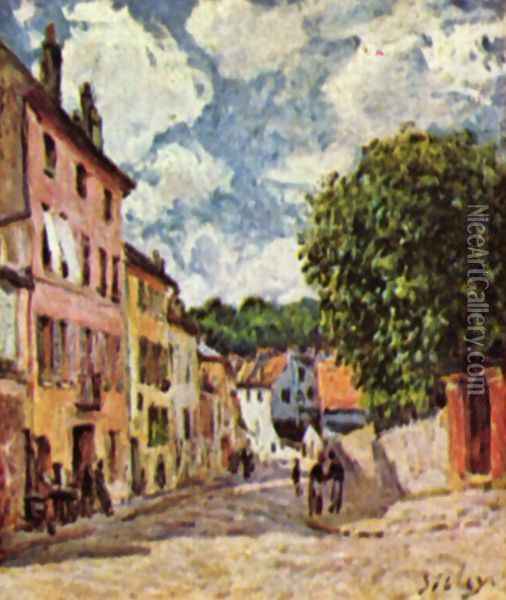 Road in Moret-Sur-Loing Oil Painting - Alfred Sisley