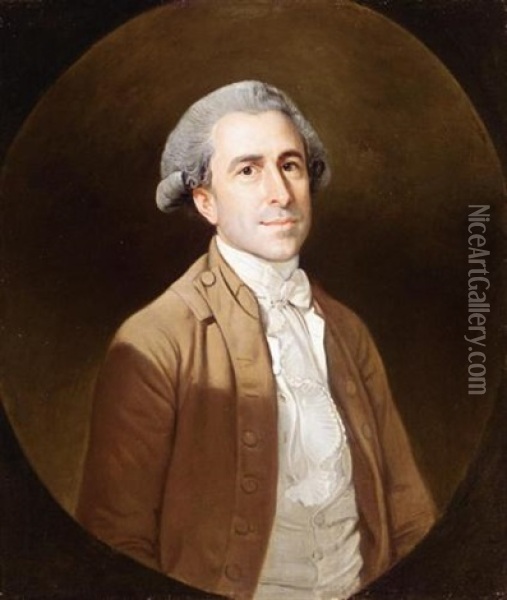 Portrait Of Thomas Henry Davies Oil Painting - Arthur William Devis