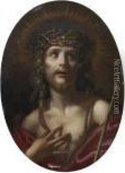 Le Christ Couronne D'epines Oil Painting - Carlo Dolci