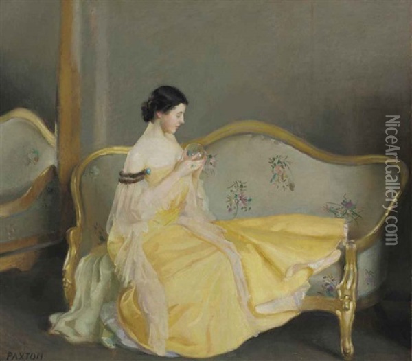 The Crystal Oil Painting - William McGregor Paxton