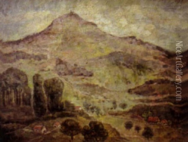 Rechberg (bei Gmund) Oil Painting - Maria Hiller-Foell