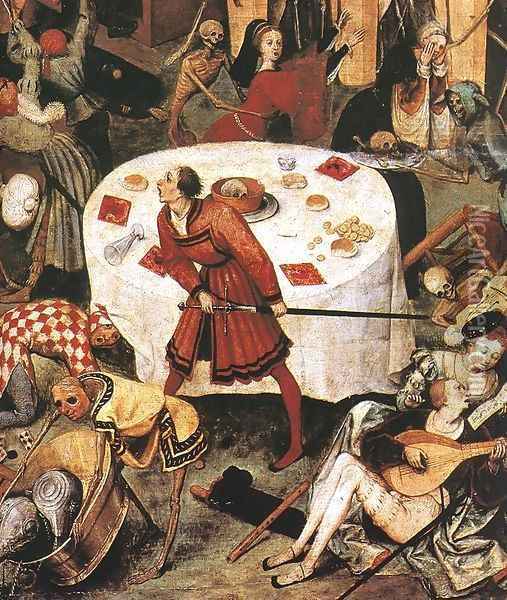 The Triumph of Death (detail) 1562 Oil Painting - Jan The Elder Brueghel