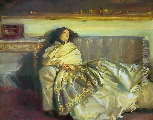 Nonchaloir (or Repose) Oil Painting - John Singer Sargent
