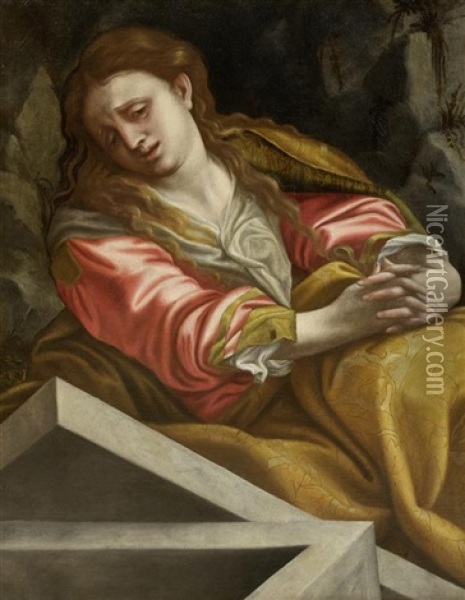 Heilige Magdalena Oil Painting -  Correggio