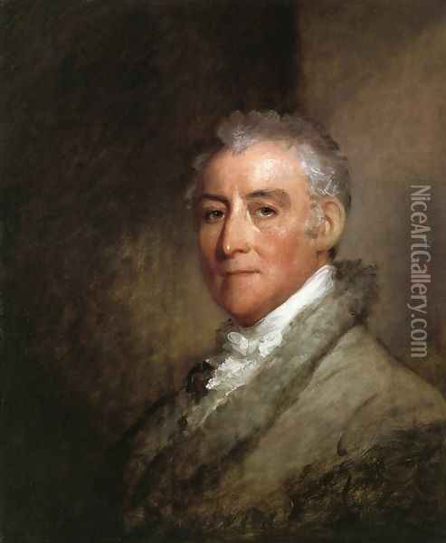 John Trumbull Oil Painting - Gilbert Stuart