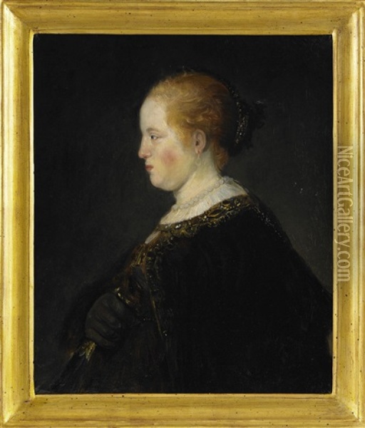 Lisbeth, Rembrandts Syster Oil Painting - Ernst Josephson